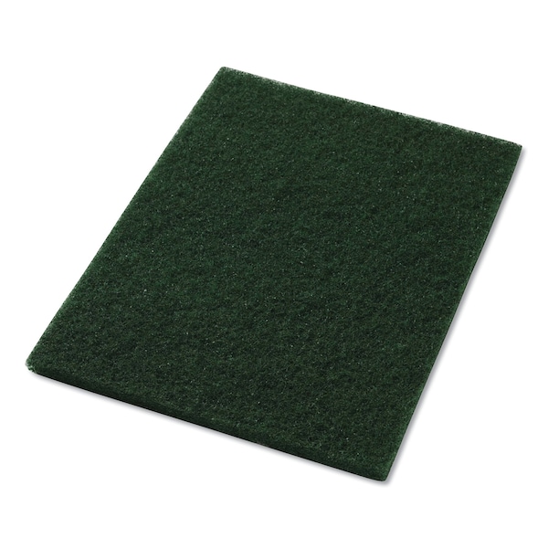 Americo Scrubbing Pads, 14" x 20", Green, PK5 40031420 - main